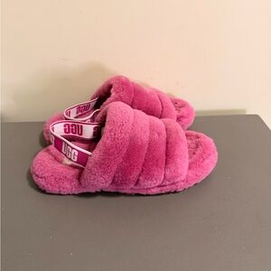 Women’s Ugg Fluff Yeah Shearling Slingback Sandals Slippers